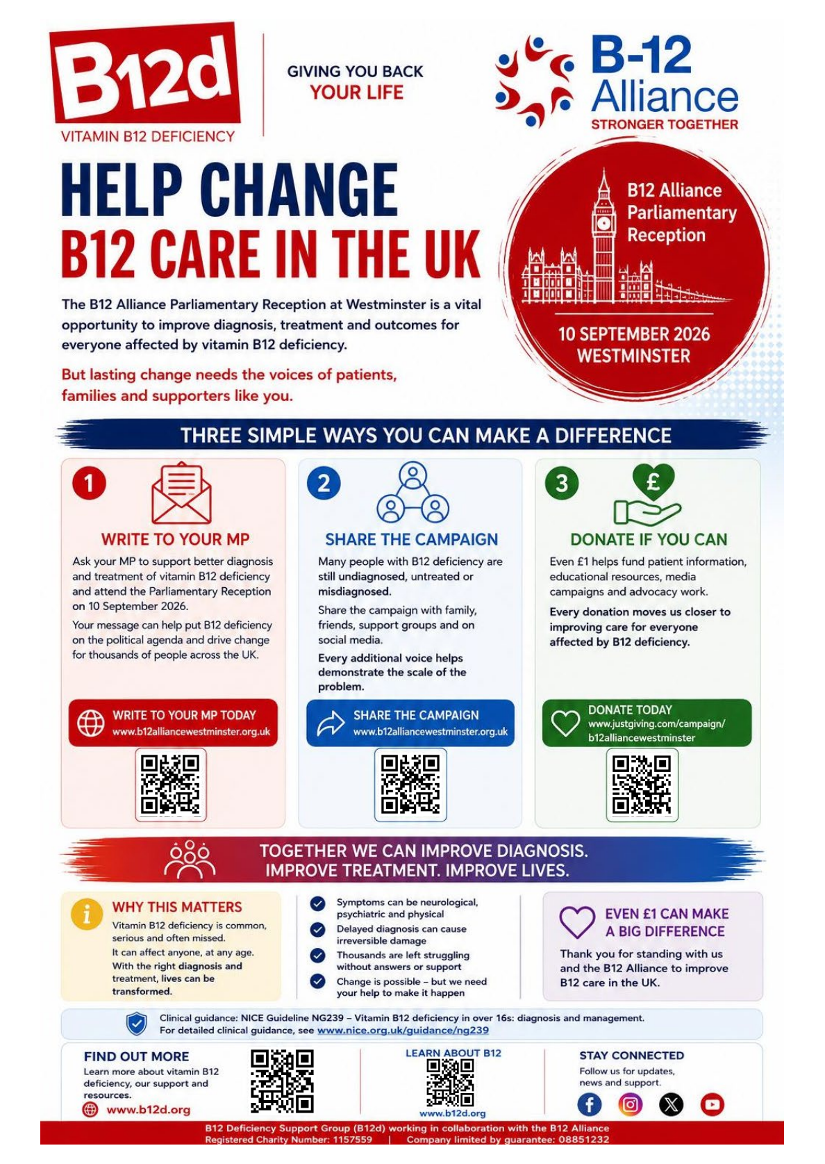 B12Alliance Parliamentary Reception